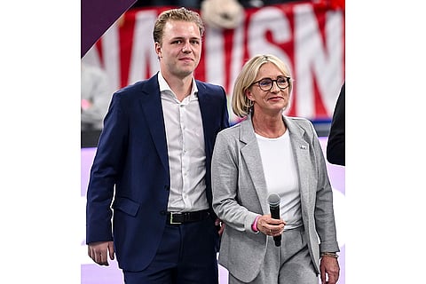 Beckenbauer Cup 2025: Heidi, right, and Joel Beckenbauer