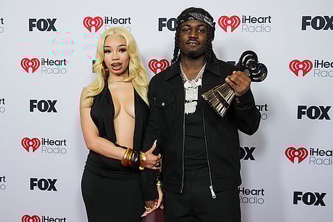 2025 iHeartRadio Music Awards: Anycia, left, and 4Batz