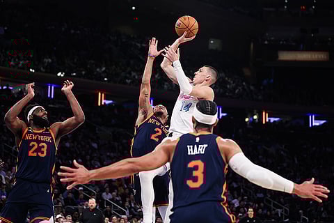 NBA Basketball Match: New York Knicks vs Miami Heat