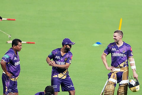 KKR training session in Kolkata