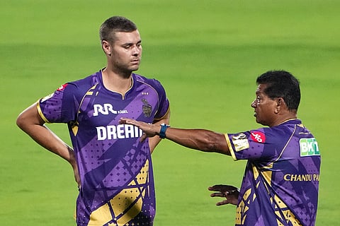 Kolkata Knight Riders training session in Eden Gardens Stadium