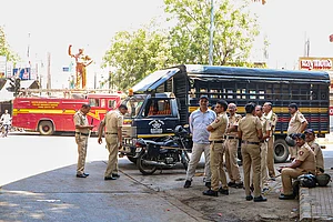 | Photo: PTI : Opposition Blames BJP For Violence In Nagpur, Fadnavis Says 'Chhaava' Movie Reignited Anger