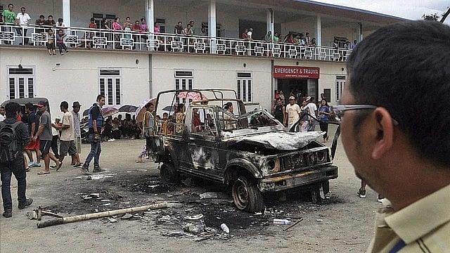 PTI Photo - For representative purposes only : Groups of men carrying sticks were also seen patrolling the streets, trying to impose the shutdown.
