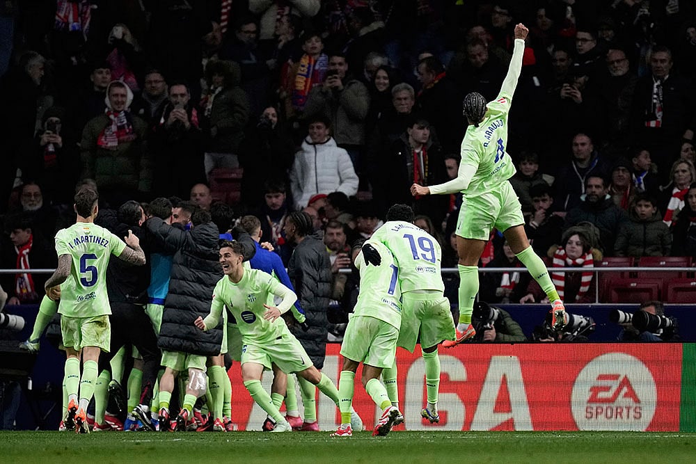 | Photo: AP/Bernat Armangue : La Liga: Atletico Madrid vs Barcelona