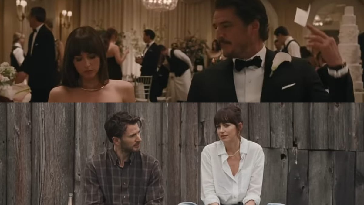 Dakota Johnson, Chris Evans and Pedro Pascal in Materialists trailer - YouTube