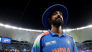 Photo: AP : India's spinner Varun Chakravarthy.