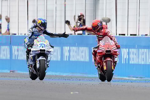 Argentina GP Motorcycle Racing: Marc Marquez and Alex Marquez