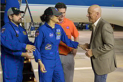 NASA astronauts stuck in space return