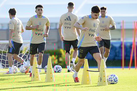 FIFA World Cup 2026 Qualifiers: Argentina Players Training