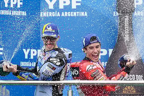 Argentina GP Motorcycle Racing: Marc Marquez with Alex Marquez