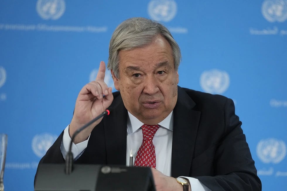 AP : U.N. Secretary-General Antonio Guterres