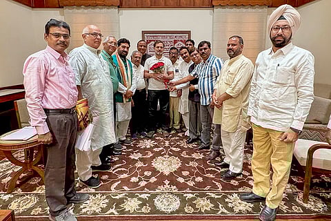 LIC agents met Rahul Gandhi