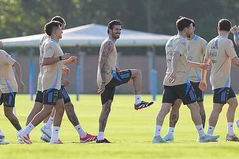FIFA World Cup 2026 Qualifiers: Argentina Players Training