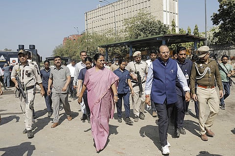 Rekha Gupta inspects Sunehri Pul drain