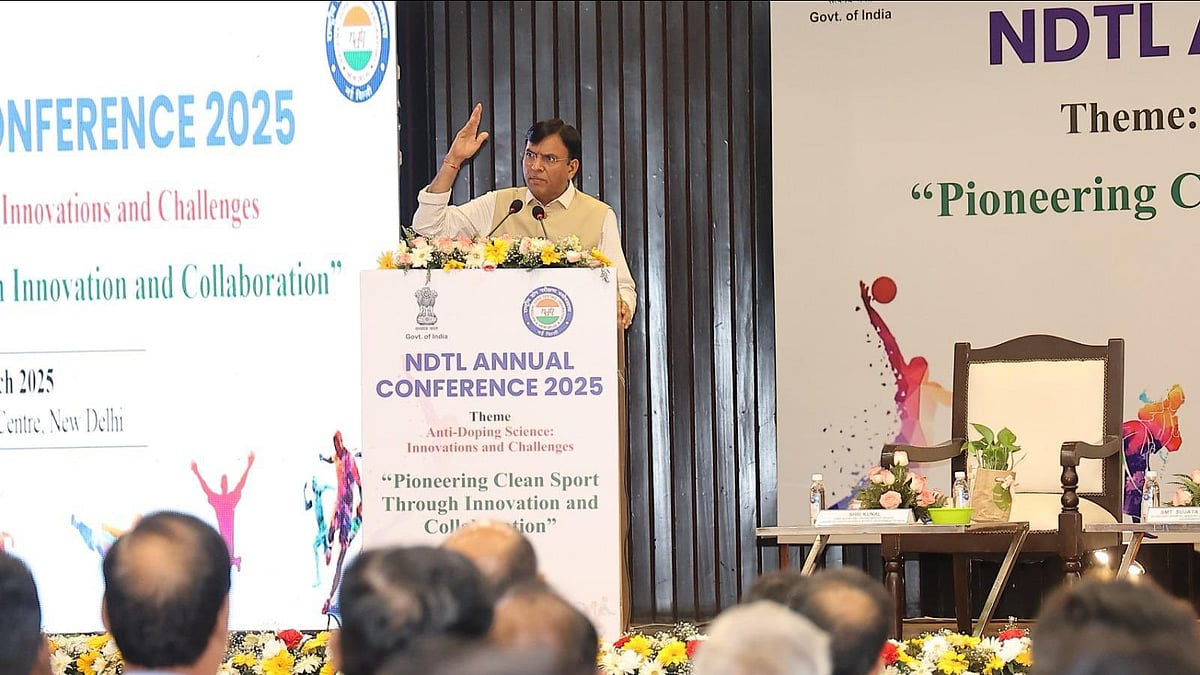 Photo: X | Mansukh Mandaviya : Indian Sports Minister Mansukh Mandaviya.