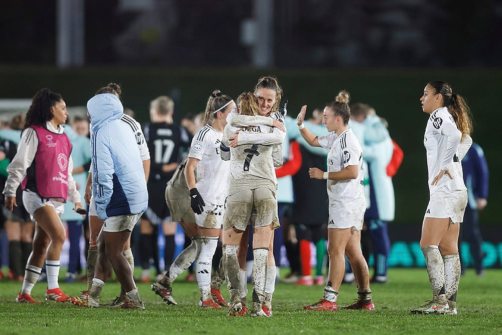 | Photo: AP/Fran Berg : UWCL Quarter-Finals 1st Leg: Real Madrid Women vs Arsenal Women