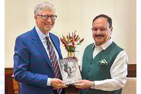 Bill Gates met JP Nadda