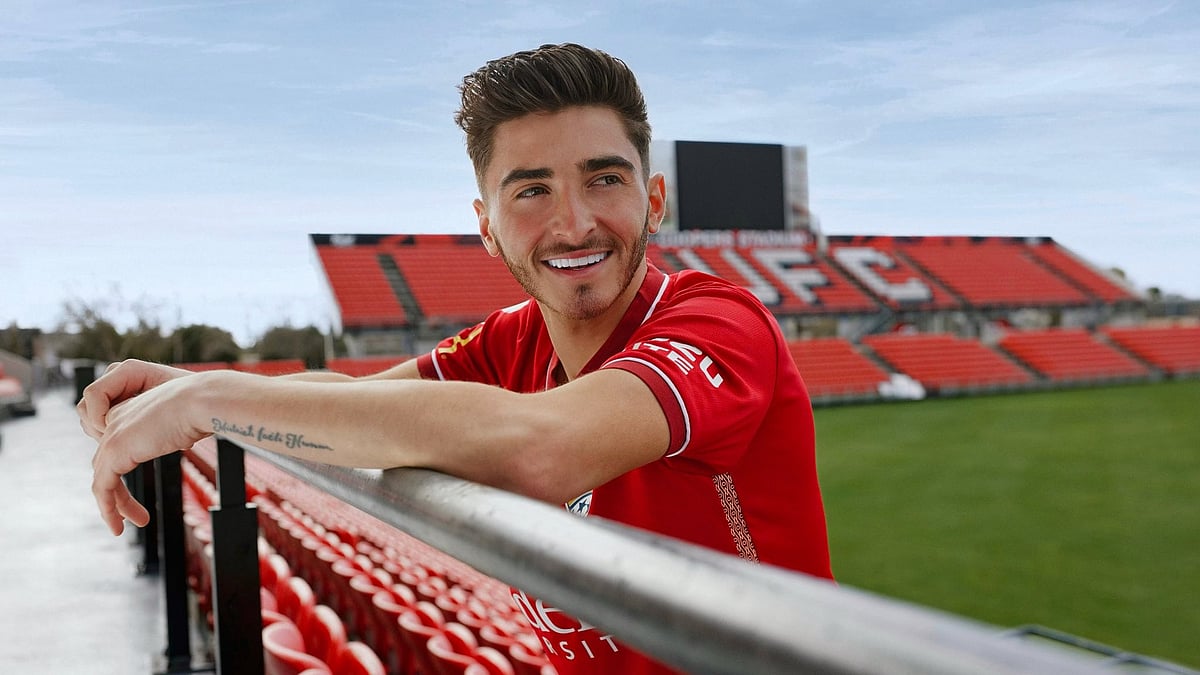 Photo: X | Josh Cavallo : A-League football player Josh Cavallo.