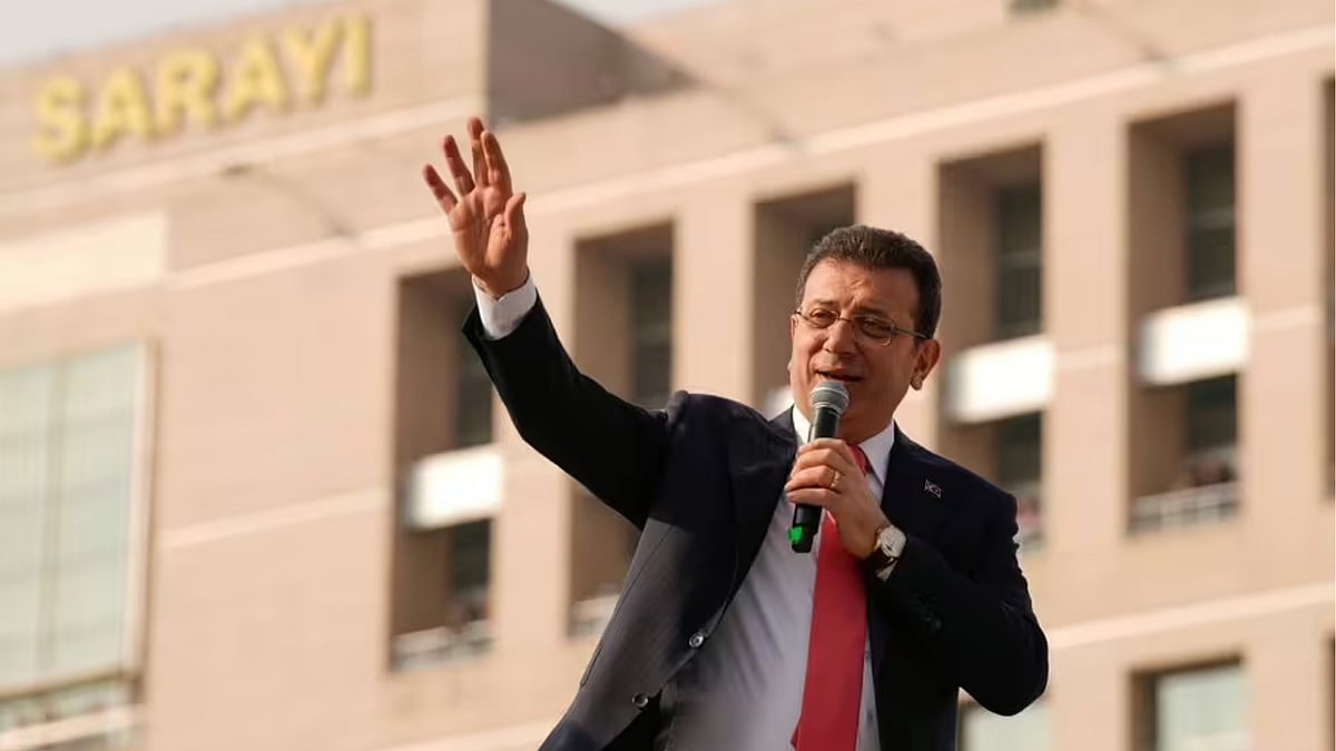 | Photo: AP : Ekrem Imamoglu, Istanbul Mayor And Key Erdogan Rival Detained By Turkish Authorities