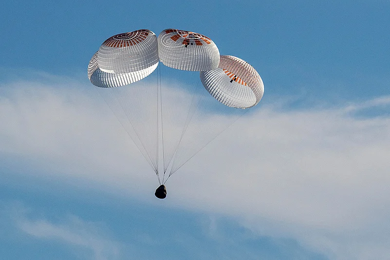 ISS Stuck astronauts return to earth on SpaceX capsule: 1