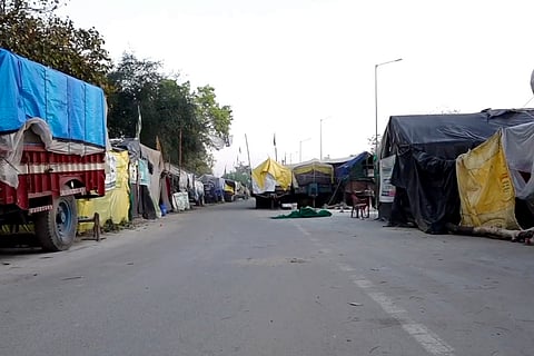 Eviction of farmers from Khanauri border