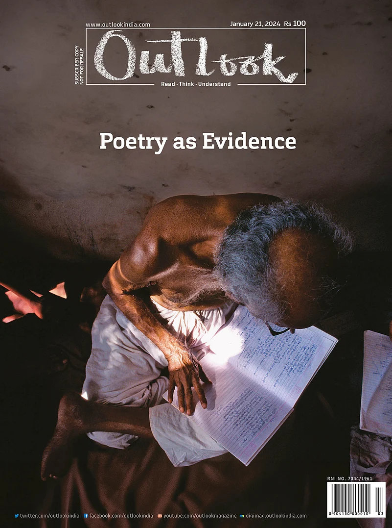 Outlook cover on Poetry as Evidence