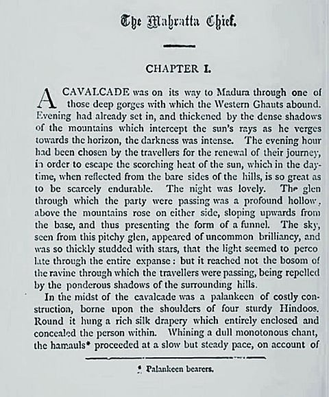 ‘The Mahratta Chief’, by John Hobart Caunter, inspired several 19th century Bengali works featuring ‘Shivaji’ or ‘Shivji’
