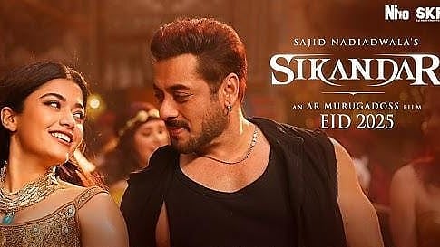 YouTube : Salman Khan, Rashmika Mandanna in a song from Sikandar