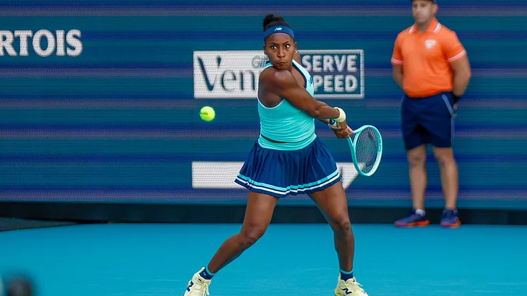 Coco Gauff in rampant form in Miami - null