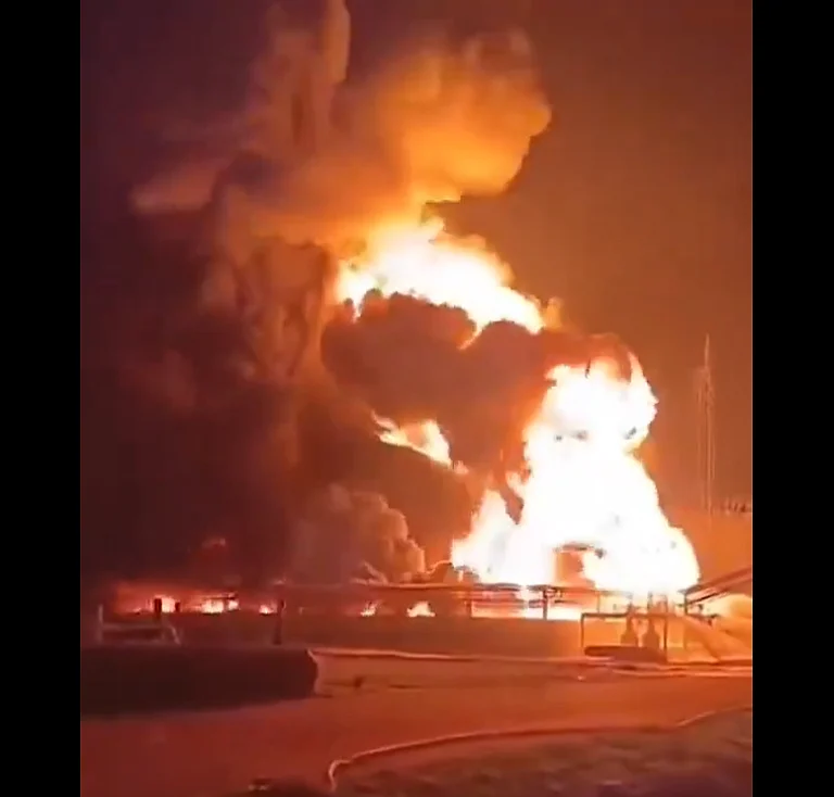 Ukraine has conducted previous attacks on the Engels air base dating back to December 2022. - screengrab / X.com