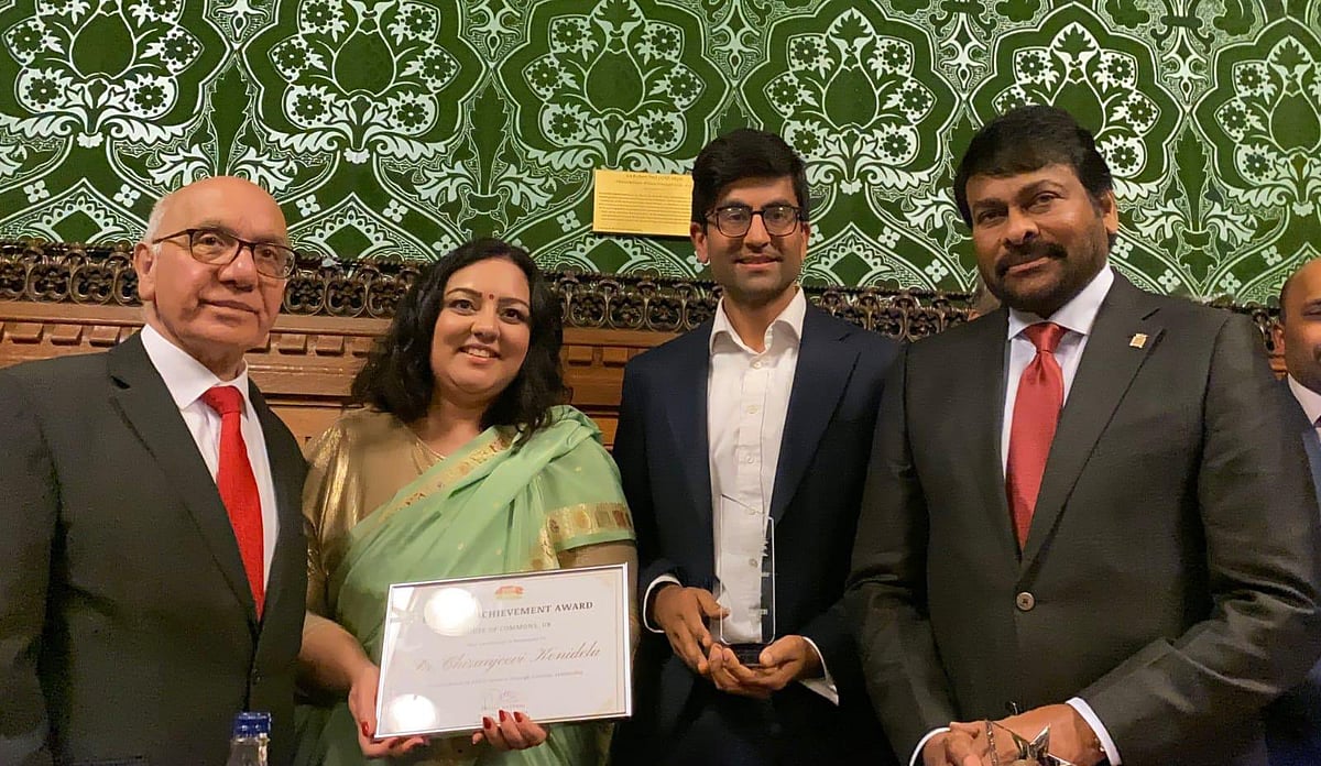 X : Chiranjeevi receives the UK's Lifetime Achievement Award