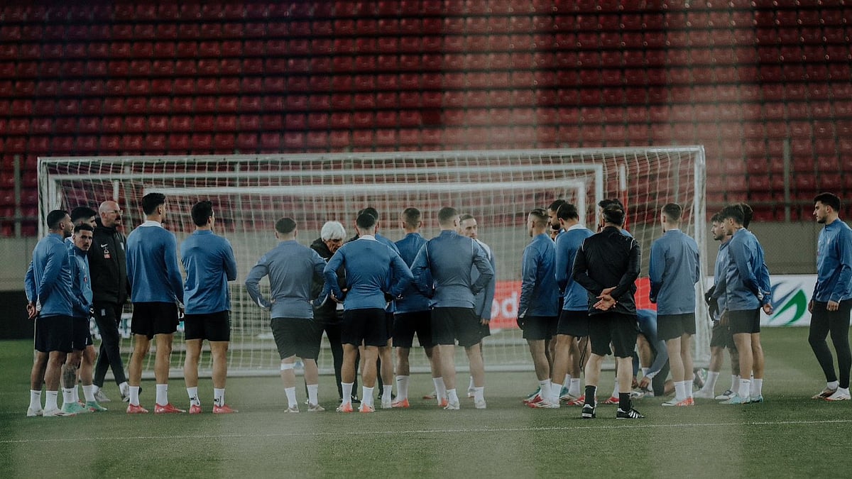 X | Ethniki Omada : Greece National Football team in training session ahead of their UEFA Nations League match against Scotland.