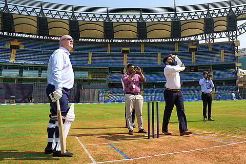 Christopher Luxon at Wankede Stadium