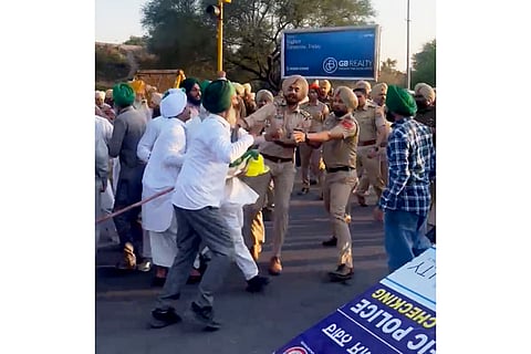 Farmers detained in Punjab