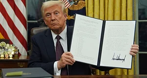 AP : US President Donald Trump signed an order