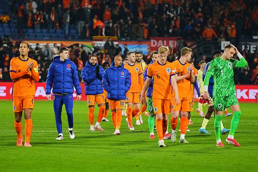 | Photo: AP/Peter Dejong : UEFA Nations League quarterfinal first leg: Netherlands vs Spain