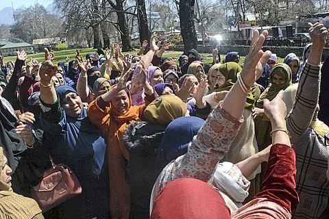 Anganwadi and ASHA workers protest