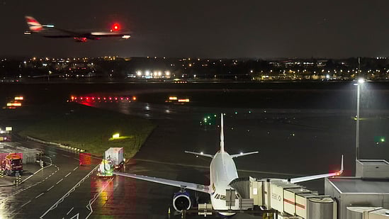 AP : Flight operations resume at UK's Heathrow Airport after fire incident