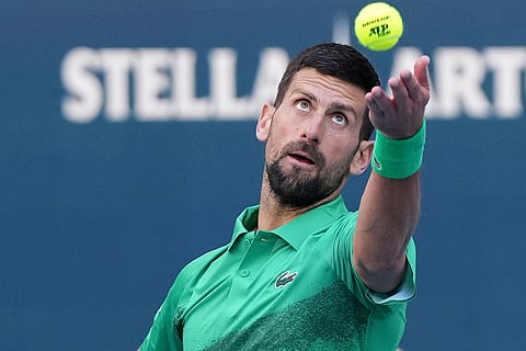 Miami Open Tennis Tournament: Novak Djokovic vs Rinky Hijikata