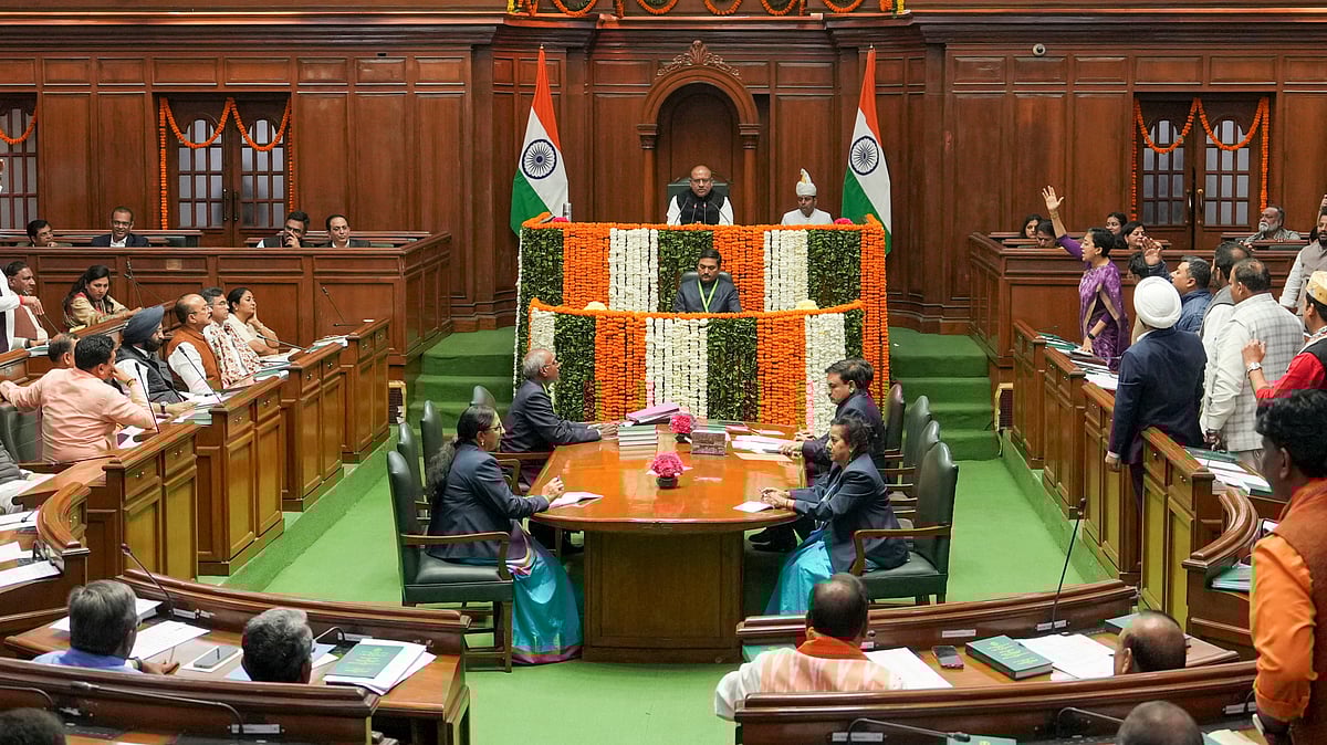 Delhi assembly session during CAG reports