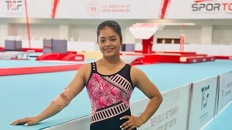 Indian gymnast Pranati Nayak