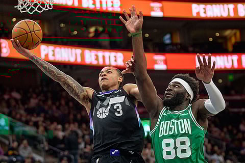NBA Basketball Game: Boston Celtics vs Utah Jazz