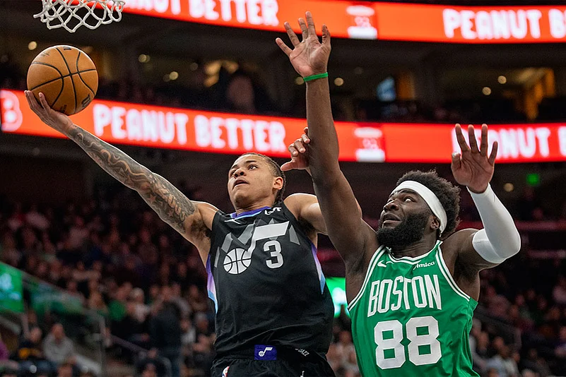 NBA Basketball Game: Utah Jazz vs Boston Celtics