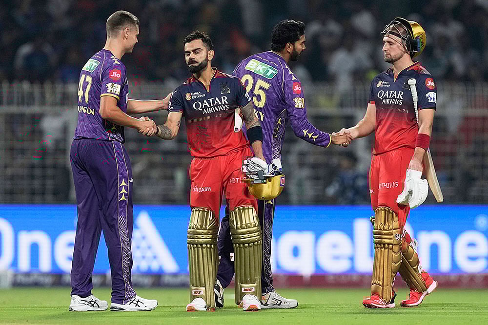 | Photo: AP/Bikas Das : IPL 2025: KKR vs RCB