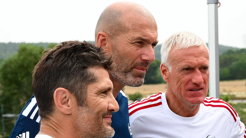 Didier Deschamps And Zinedine Zidane