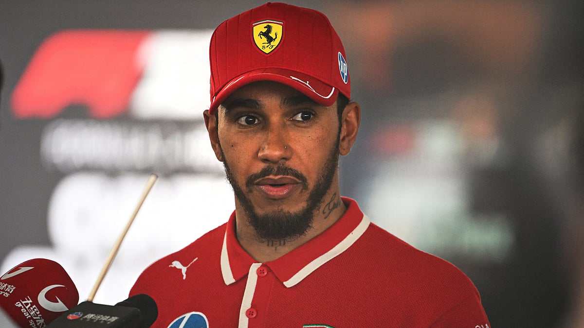 Hamilton after sprint race victory at Chinese Grand Prix