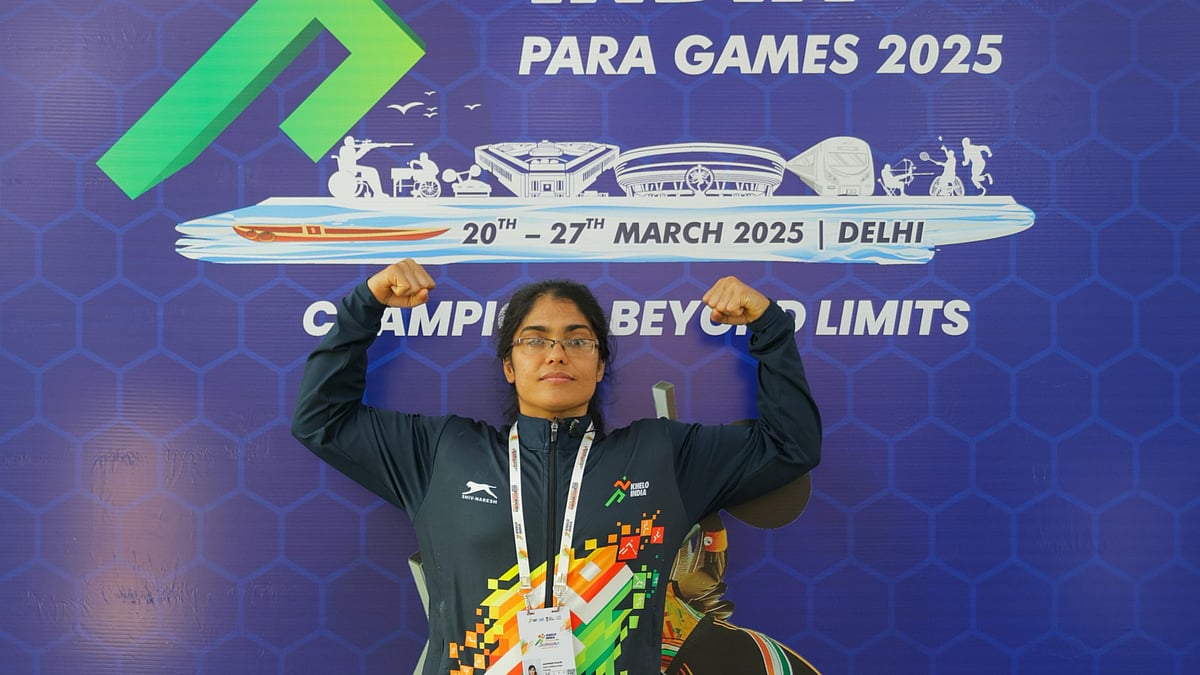 SAI : Punjab powerlifter Jaspreet Kaur won gold on the fourth day of the Khelo India Para Games.