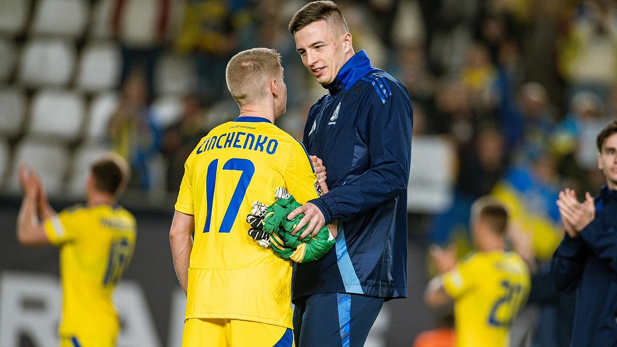 Photo: X | Ukraine Football Association : Ukraine national football team players.