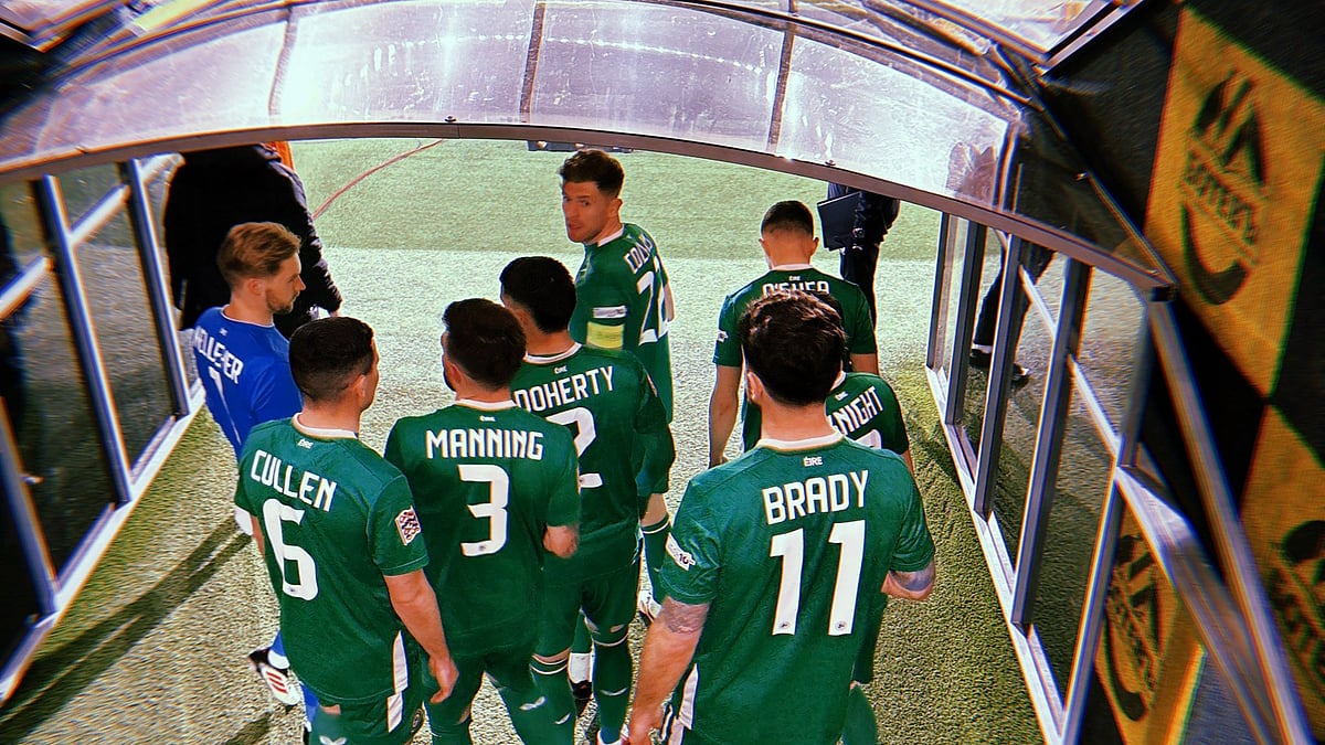 Photo: X | Ireland Football : Ireland national football team players.