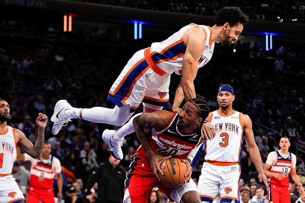 | Photo: AP/Julia Demaree Nikhinson : NBA 2024-25: New York Knicks Vs Washington Wizards